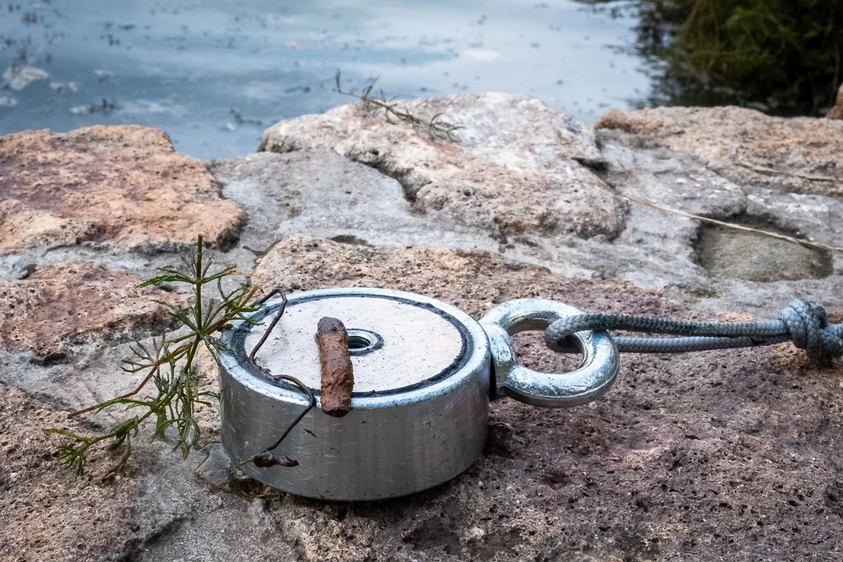 pêche à l'aimant