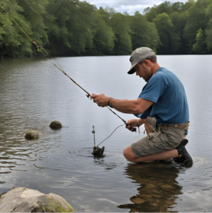 Pêcheur à l'aimant