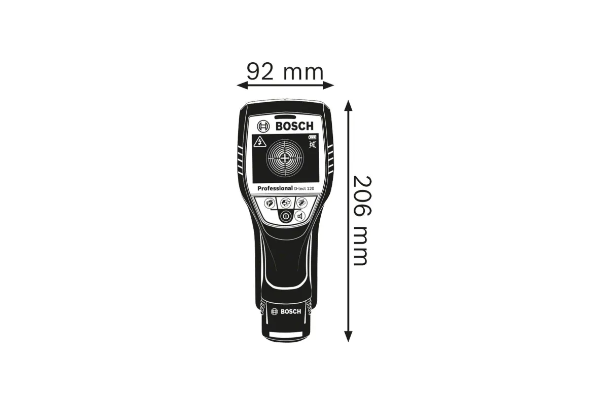 avis Bosch Professional 12V System Scanner mural D-tect 120 