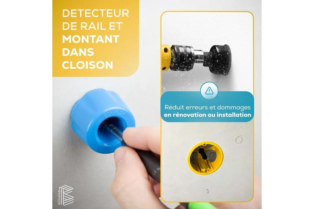 DETECTEUR DE RAIL ET CLOISONS