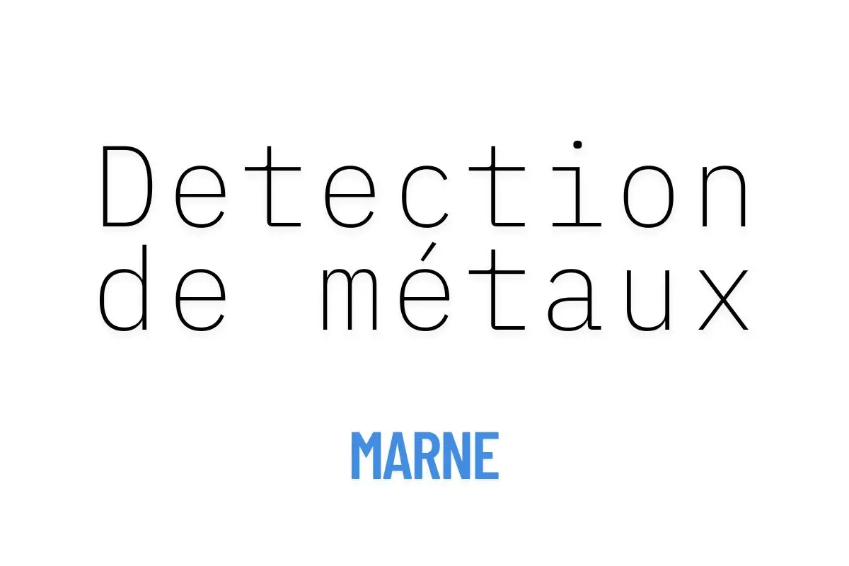Détection de métaux Marne