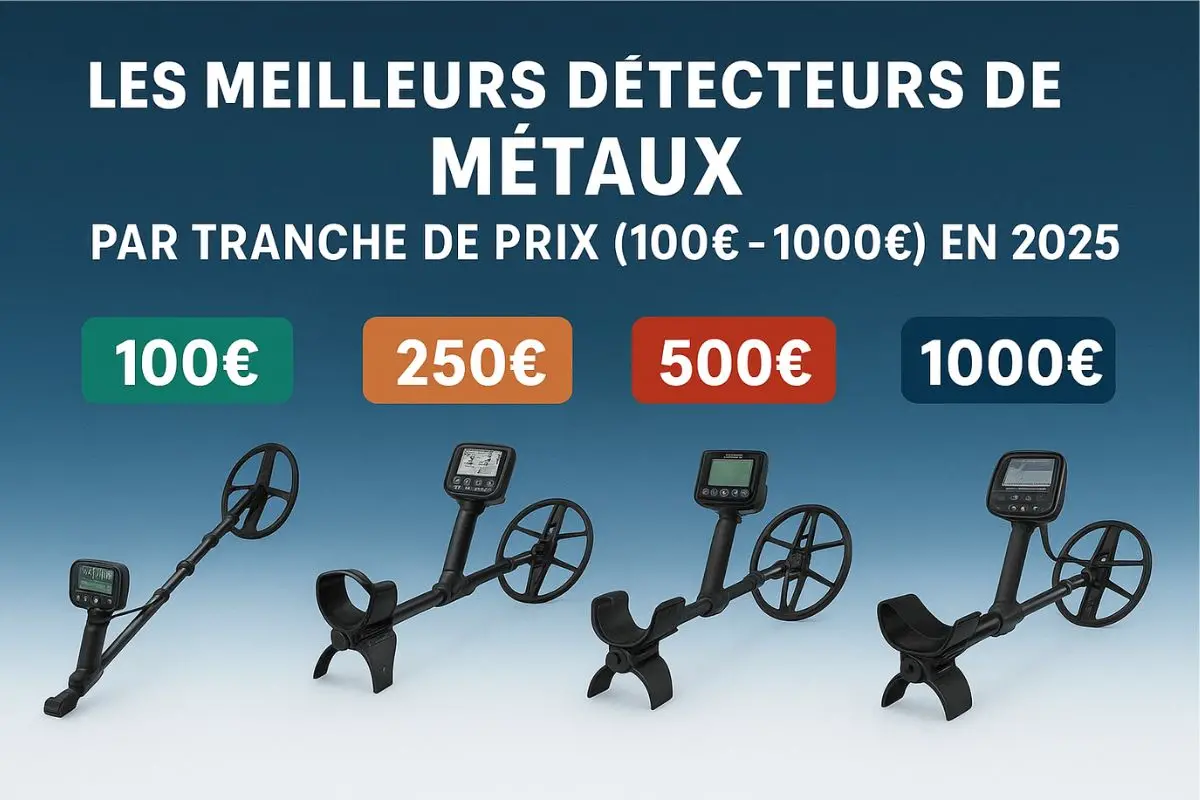 COMPARATIF Détecteur de métaux par gamme de prix