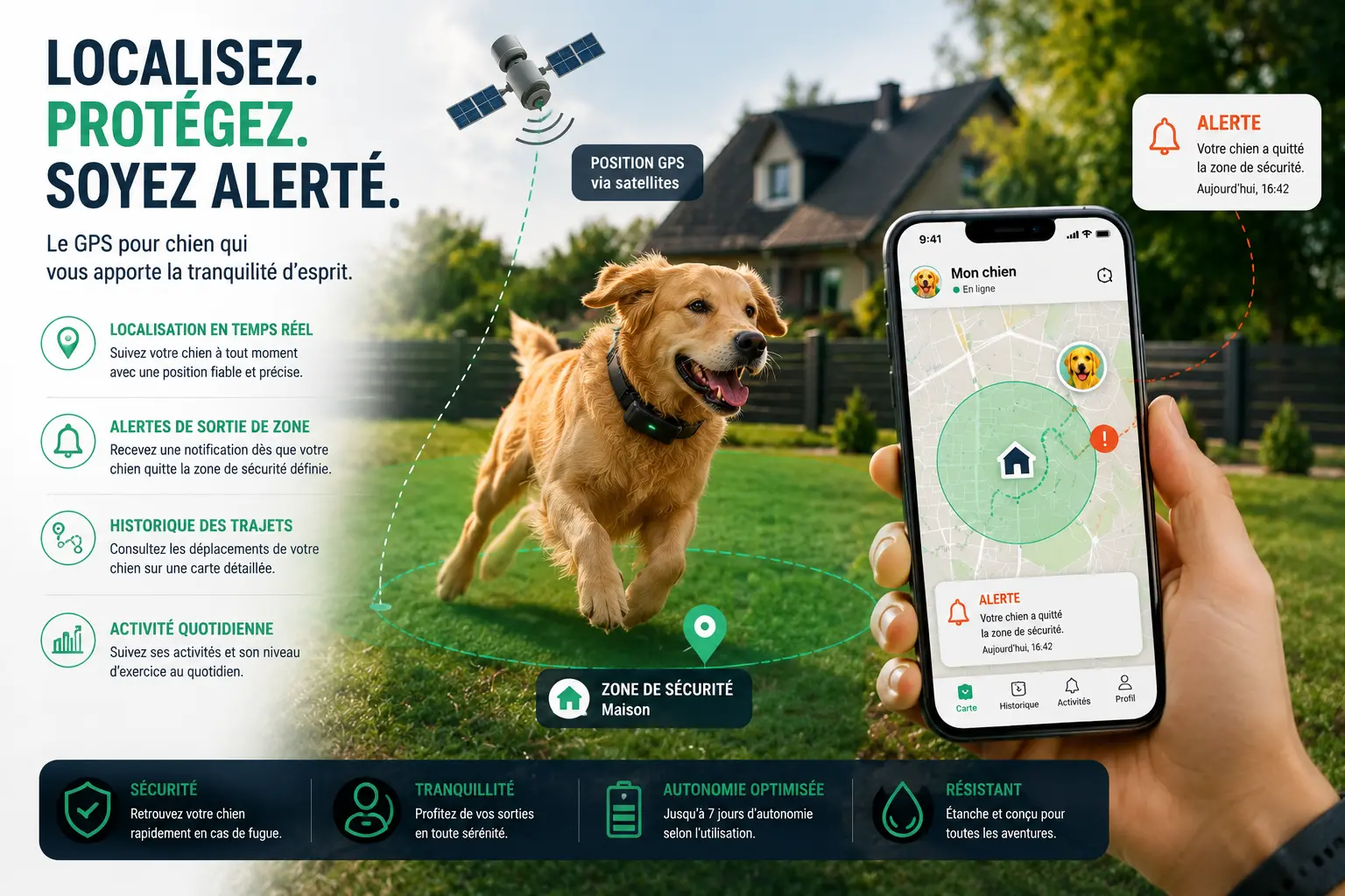 GPS chien